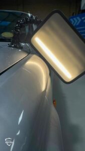 Dent Removal Kilburn Photo showing the dental damage repaired after we dent out work was complete