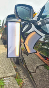 Dent Removal Westminster Before the dent was removed from a customer in Westminster 