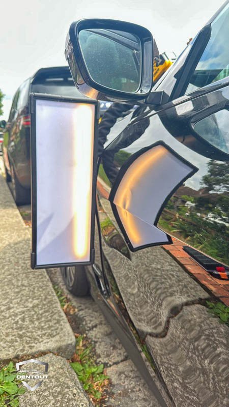 Dent Removal London Before the dent was removed from a customer in London