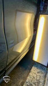 Dent Removal East London After the dent was removed from a customer in East London