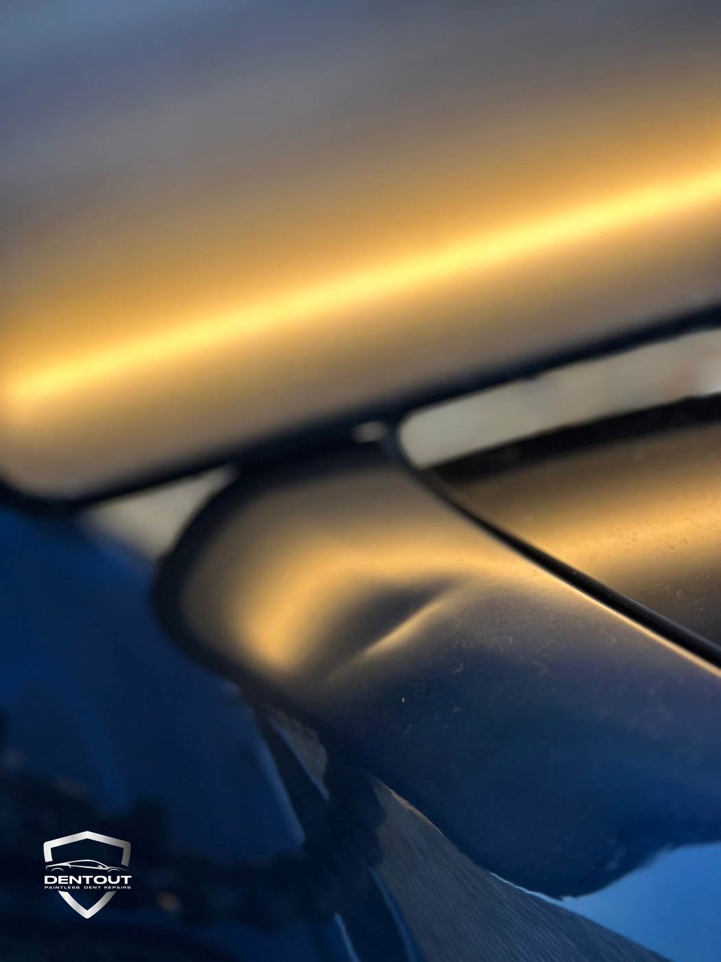 Before a Dent was Removed in London