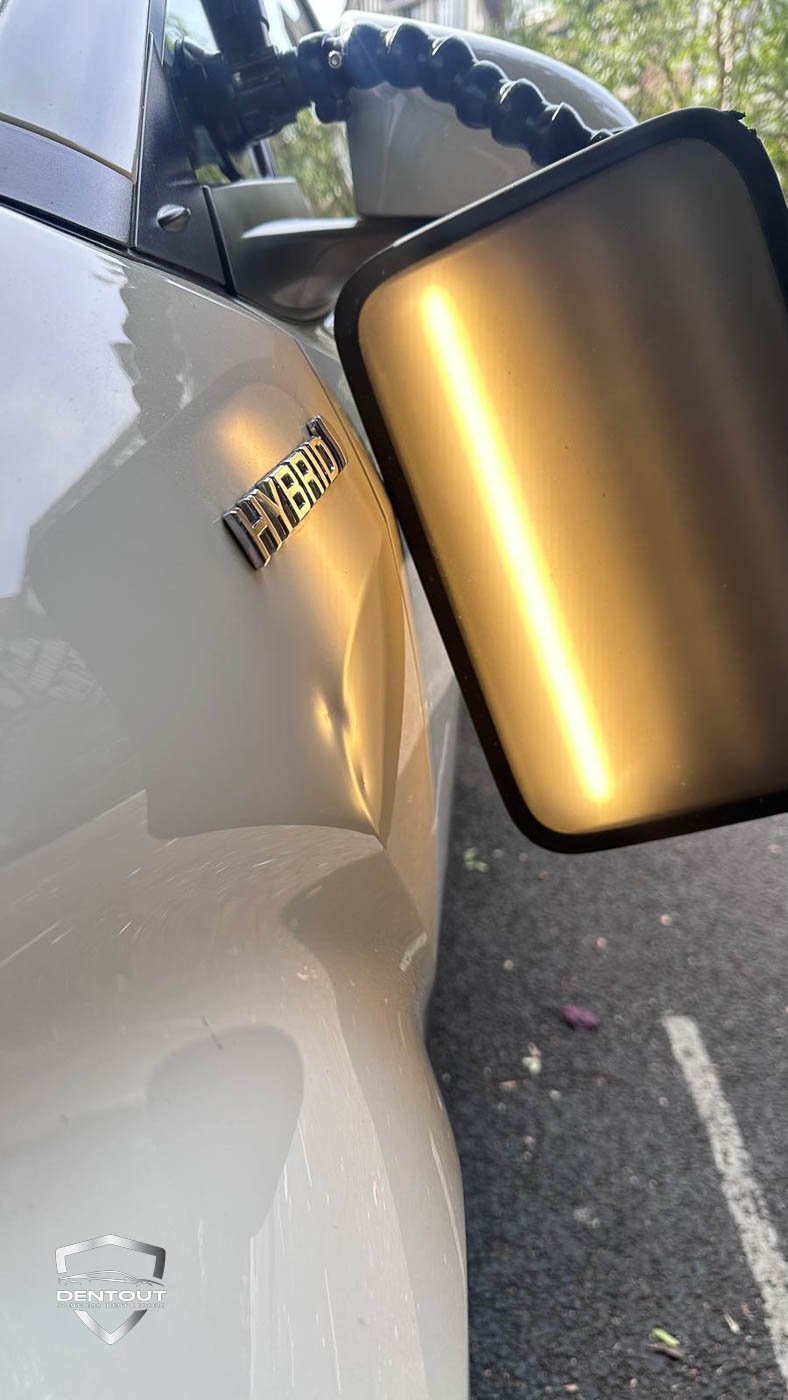 Before Toyota Prius Dent Removal in London side