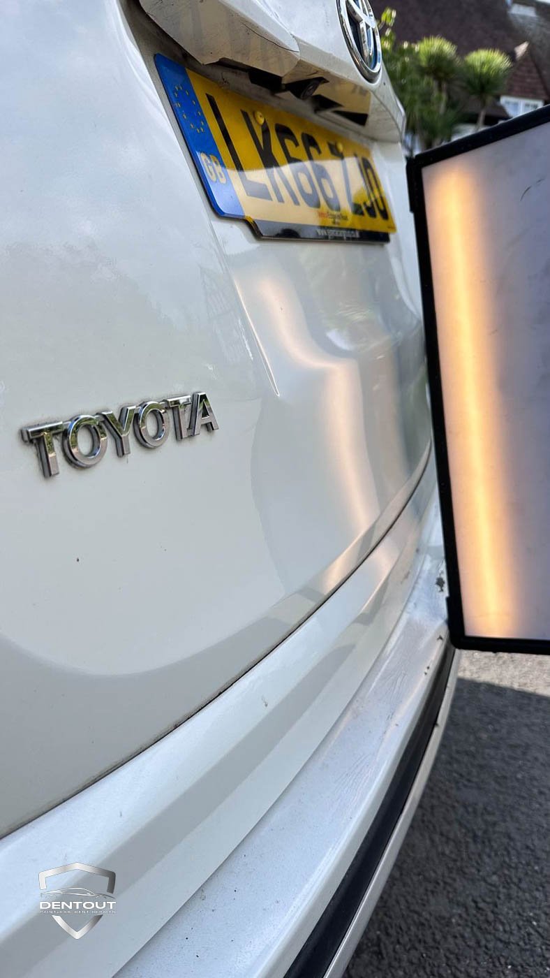 After Car Boot Dent Removal Repair in London